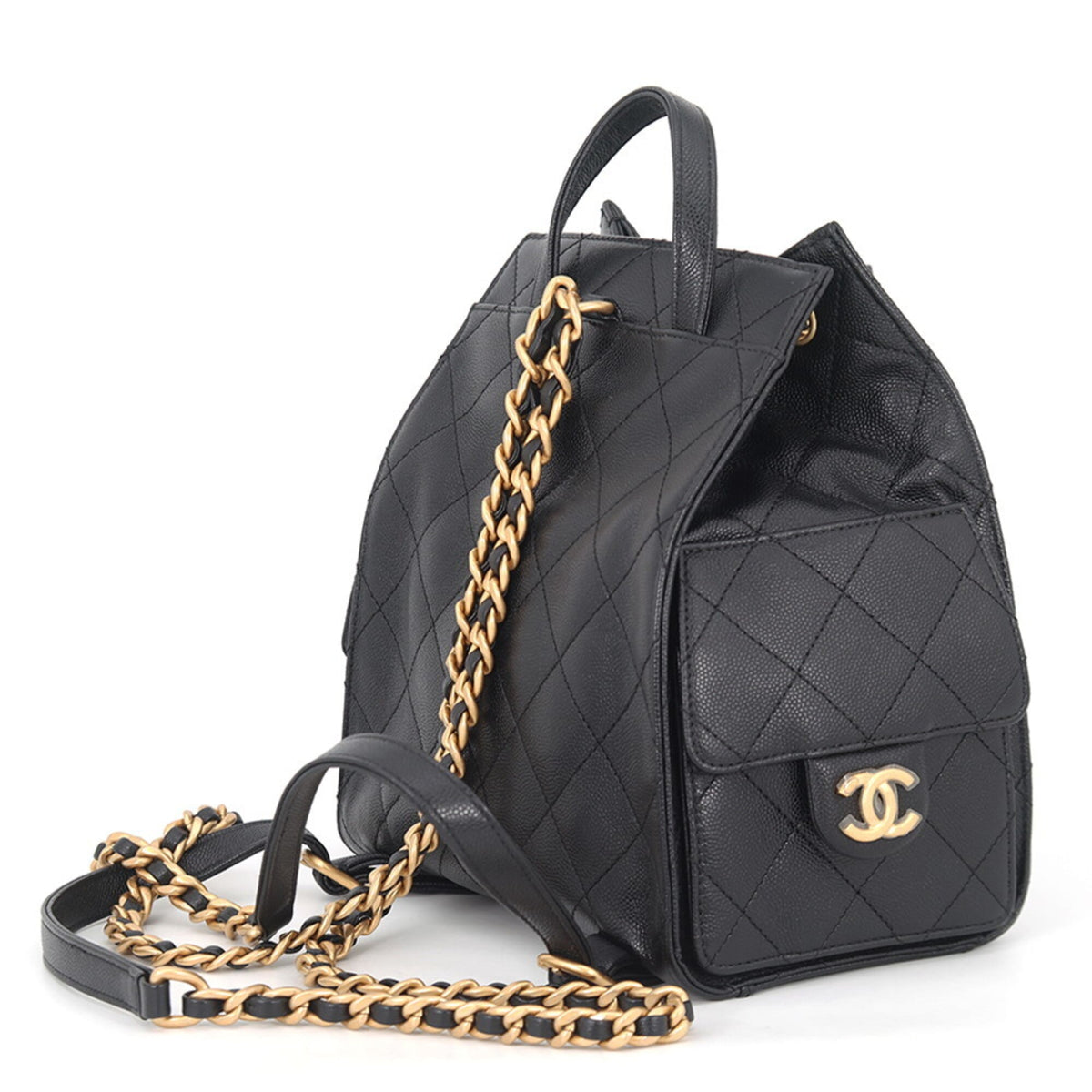 25 Hobo Bag Quilted Caviar Small