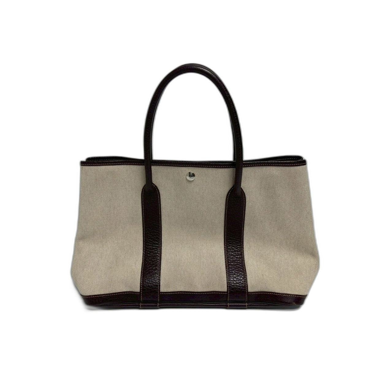 Garden Party Tote Toile and Leather 36