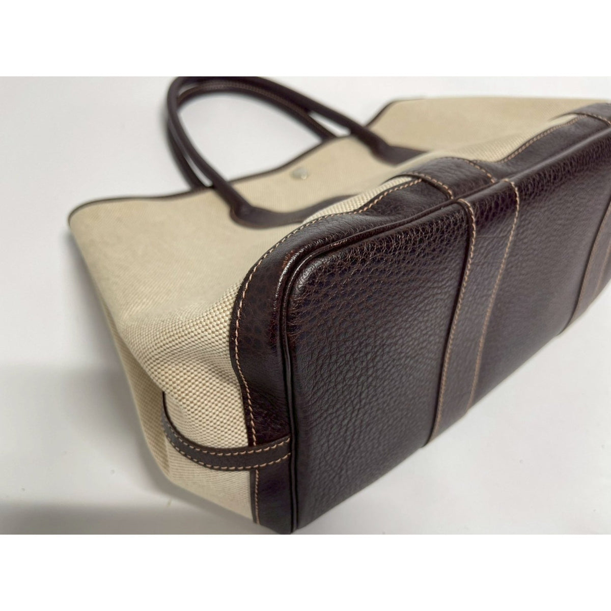 Garden Party Tote Toile and Leather 36