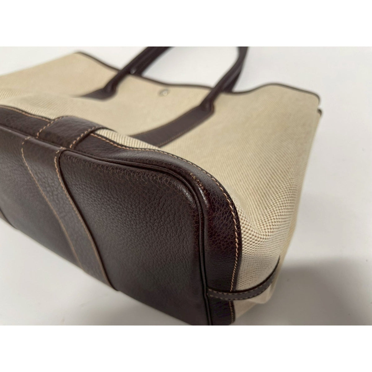 Garden Party Tote Toile and Leather 36