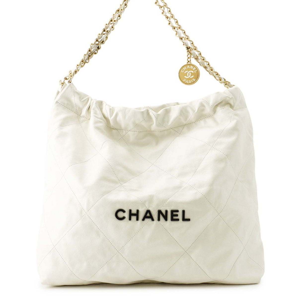 22 Chain Hobo Quilted Calfskin Small