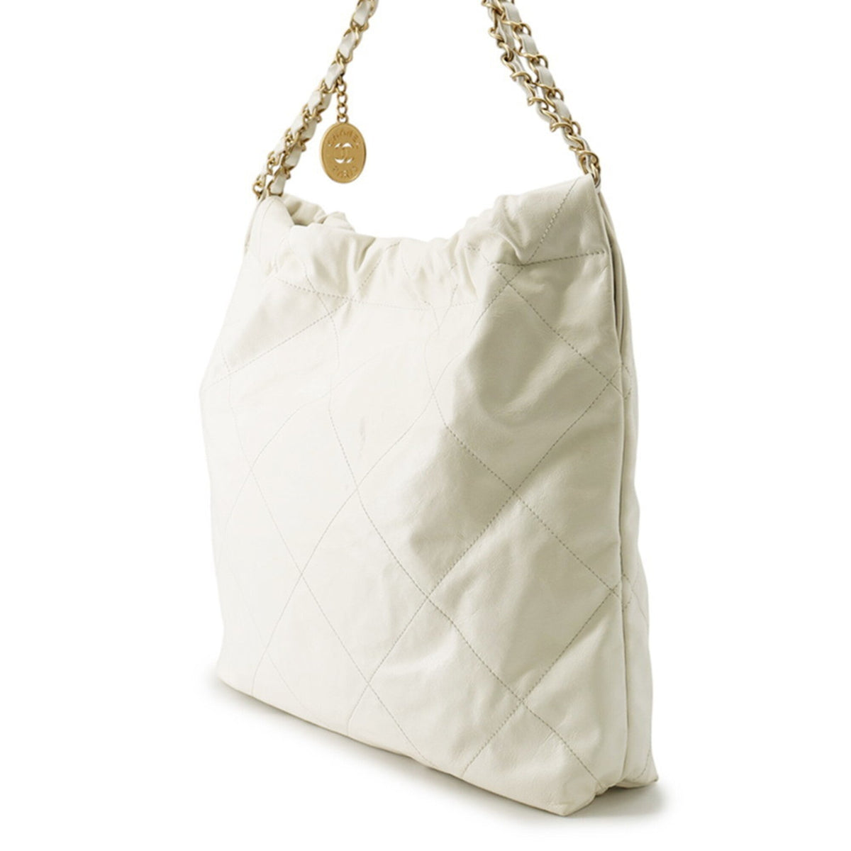 22 Chain Hobo Quilted Calfskin Small