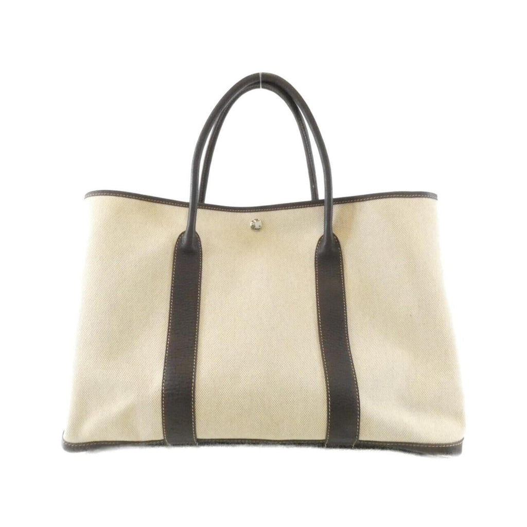 Garden Party Tote Toile and Leather 36
