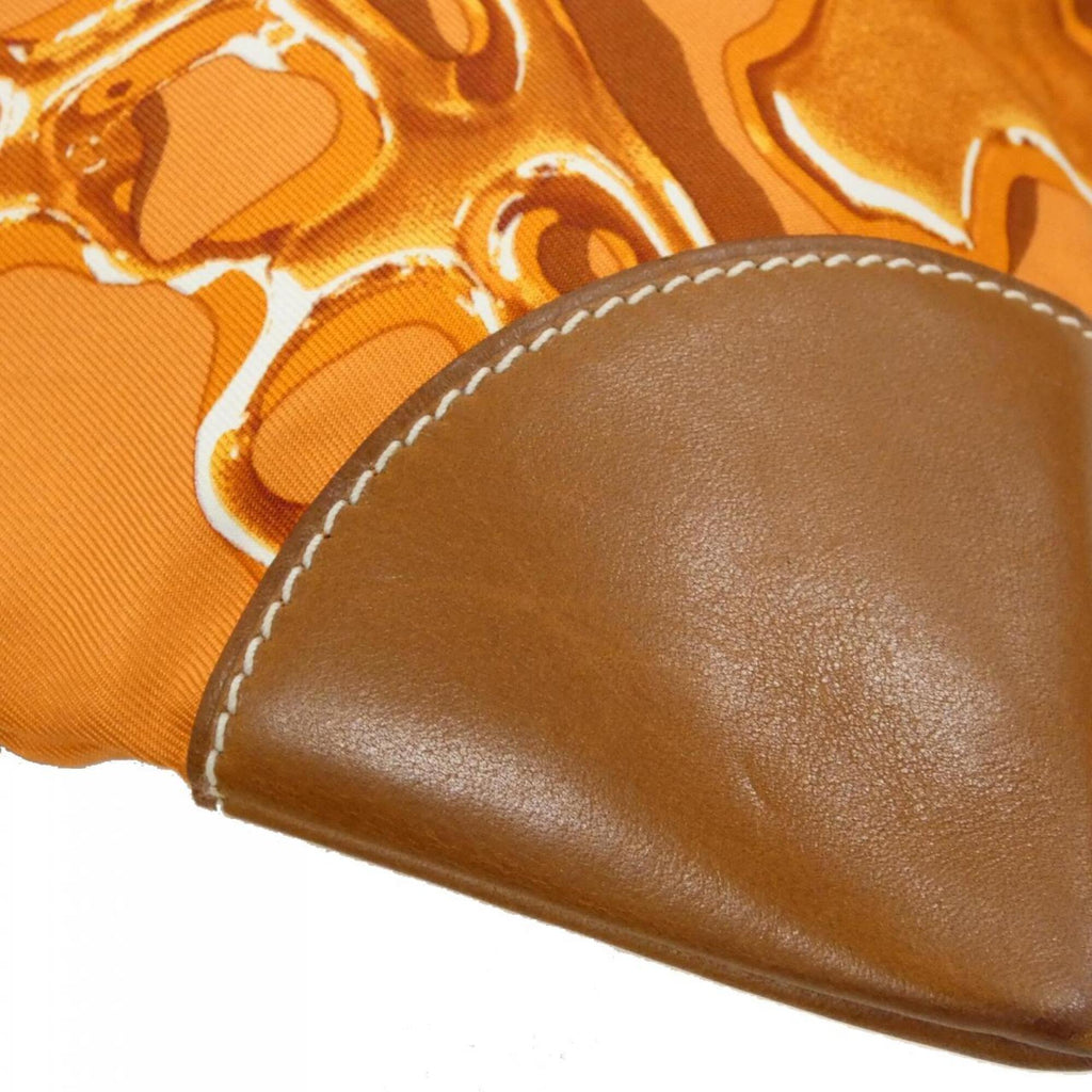 Silky City Bag Printed Silk and Leather GM