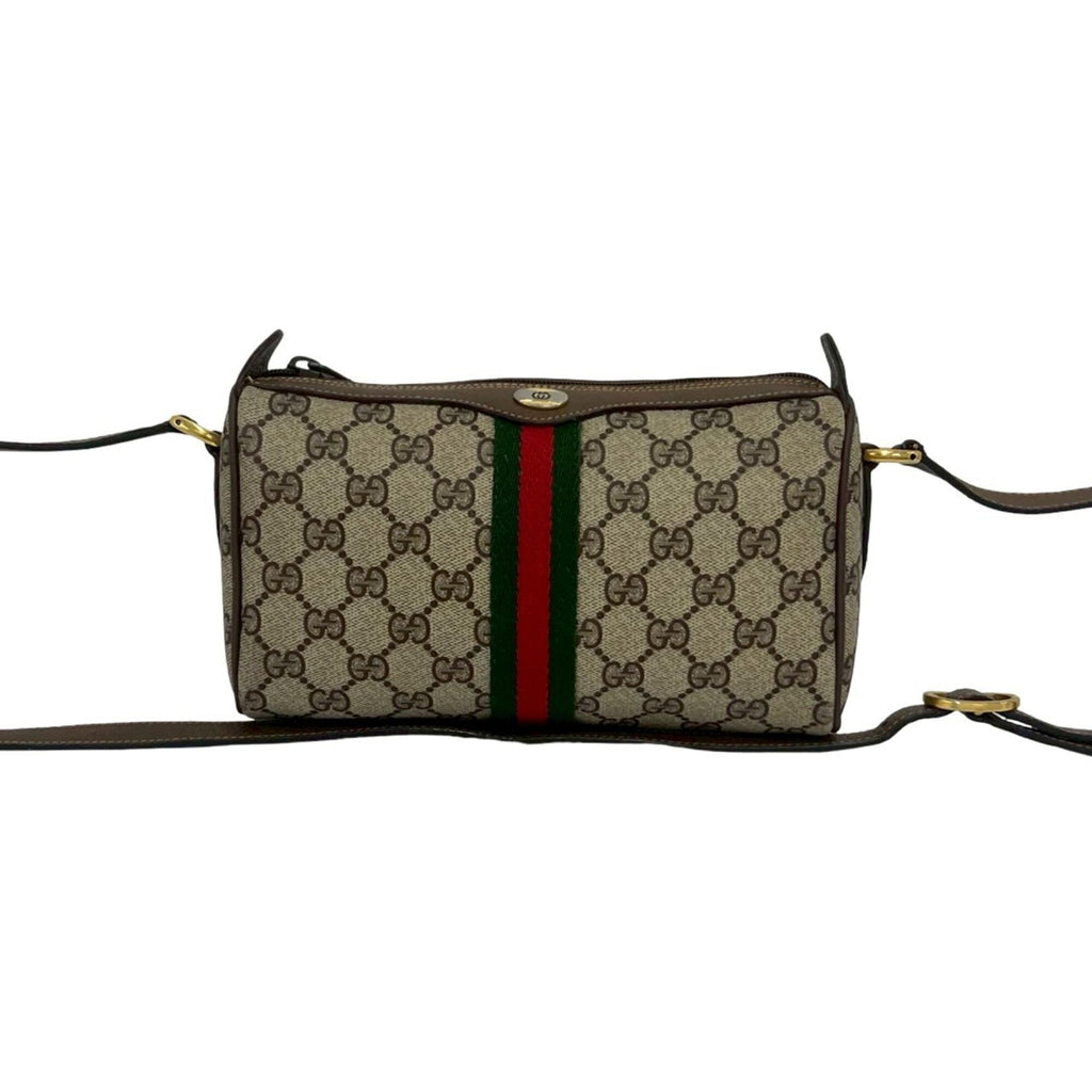 Vintage Web Crossbody Bag GG Coated Canvas Small