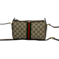 Vintage Web Crossbody Bag GG Coated Canvas Small