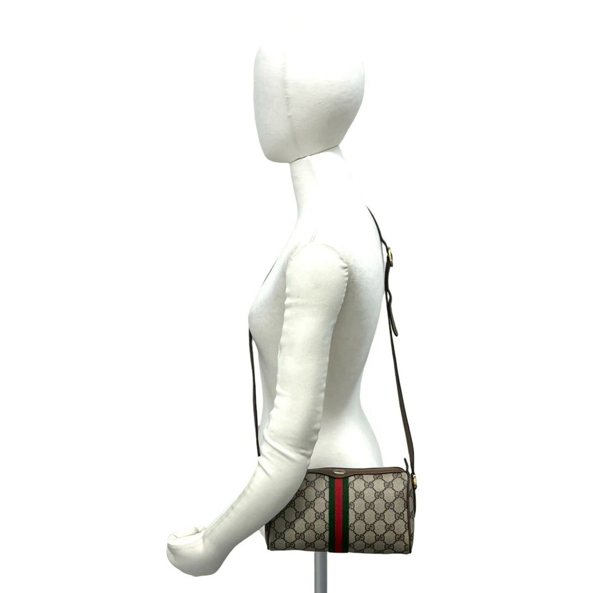Vintage Web Crossbody Bag GG Coated Canvas Small