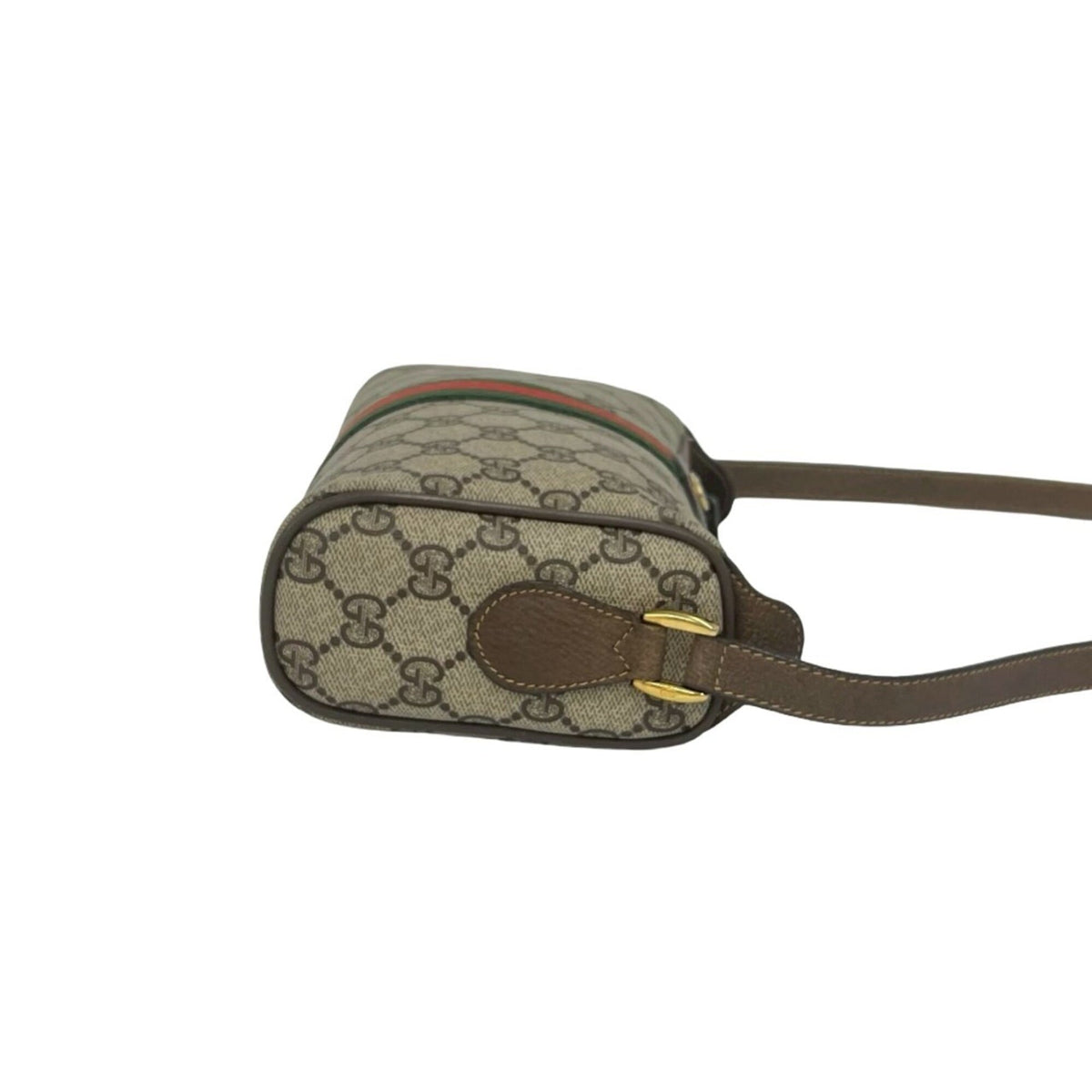 Vintage Web Crossbody Bag GG Coated Canvas Small