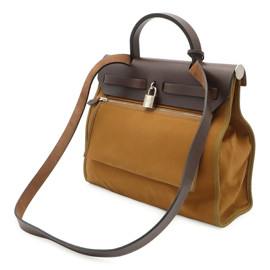Herbag Zip Leather and Toile 31