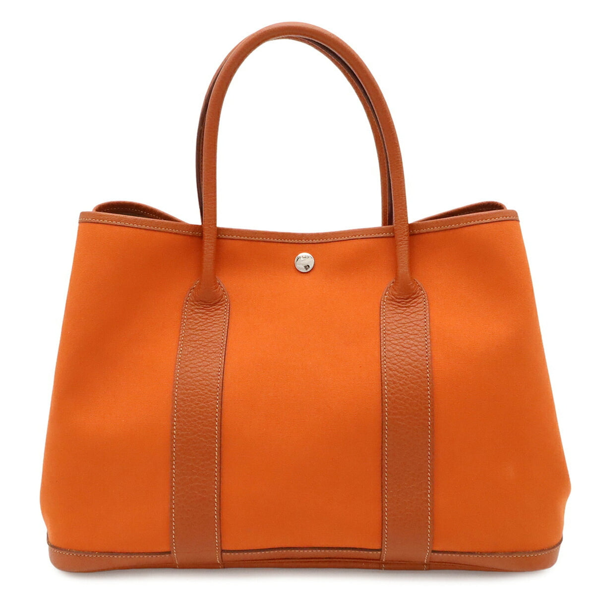 Garden Party Tote Toile and Leather 36