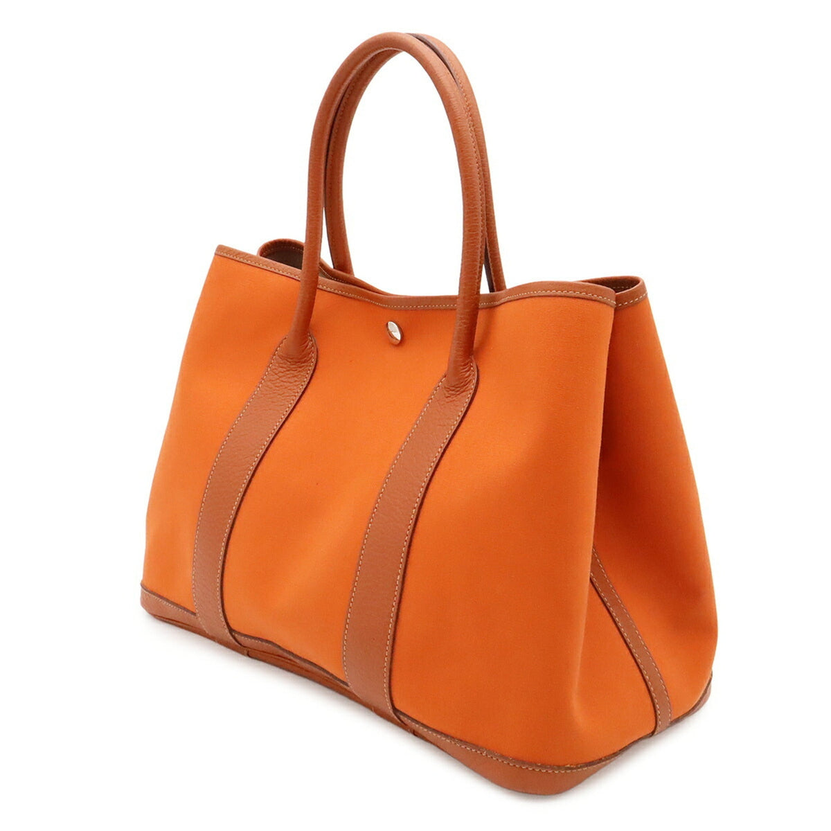 Garden Party Tote Toile and Leather 36