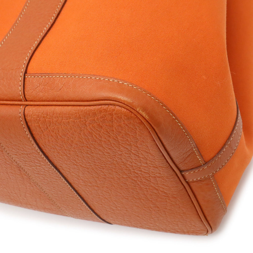 Garden Party Tote Toile and Leather 36
