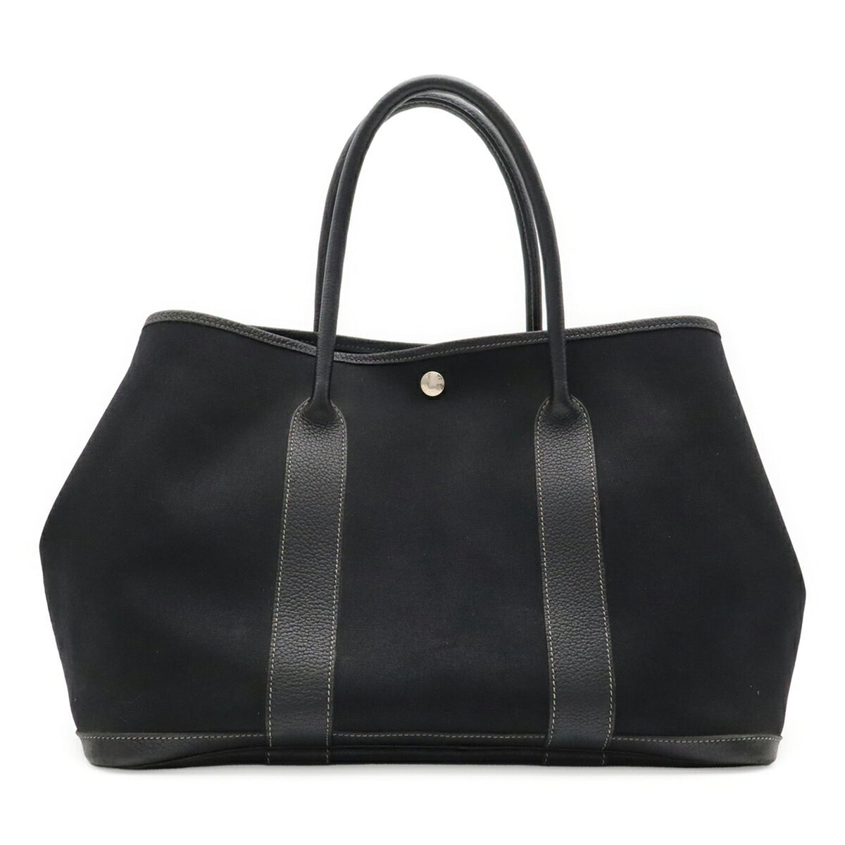 Garden Party Tote Toile and Leather 36