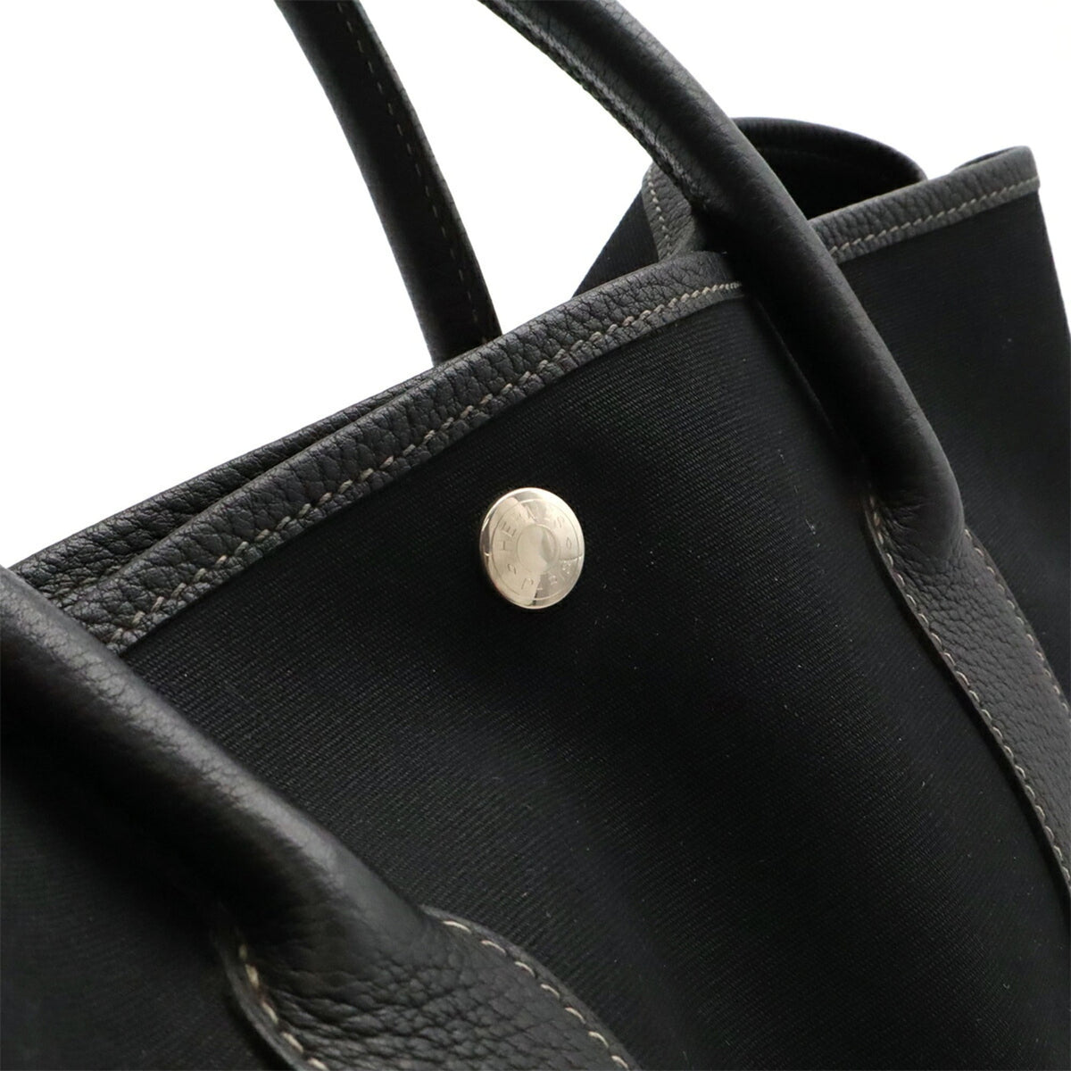 Garden Party Tote Toile and Leather 36