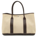 Garden Party Tote Toile and Leather 36