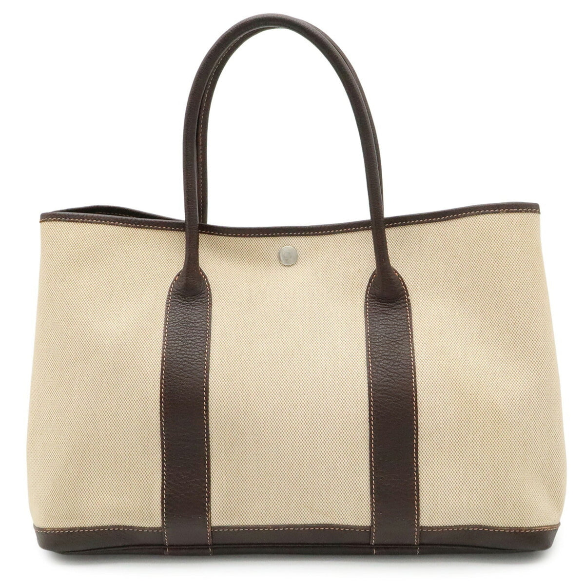 Garden Party Tote Toile and Leather 36