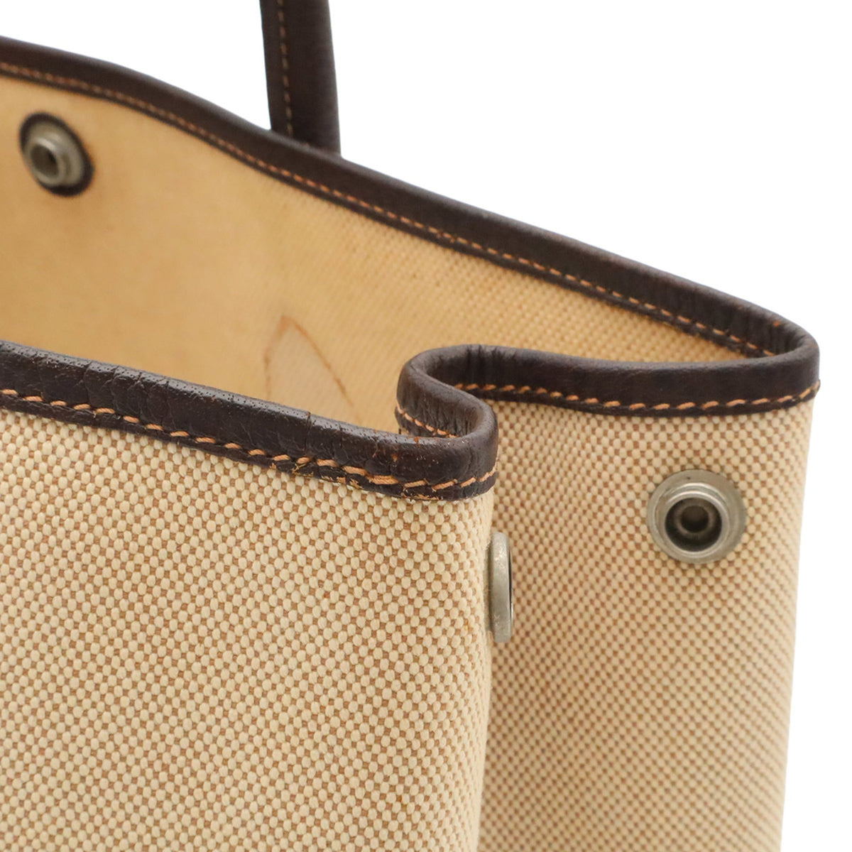 Garden Party Tote Toile and Leather 36