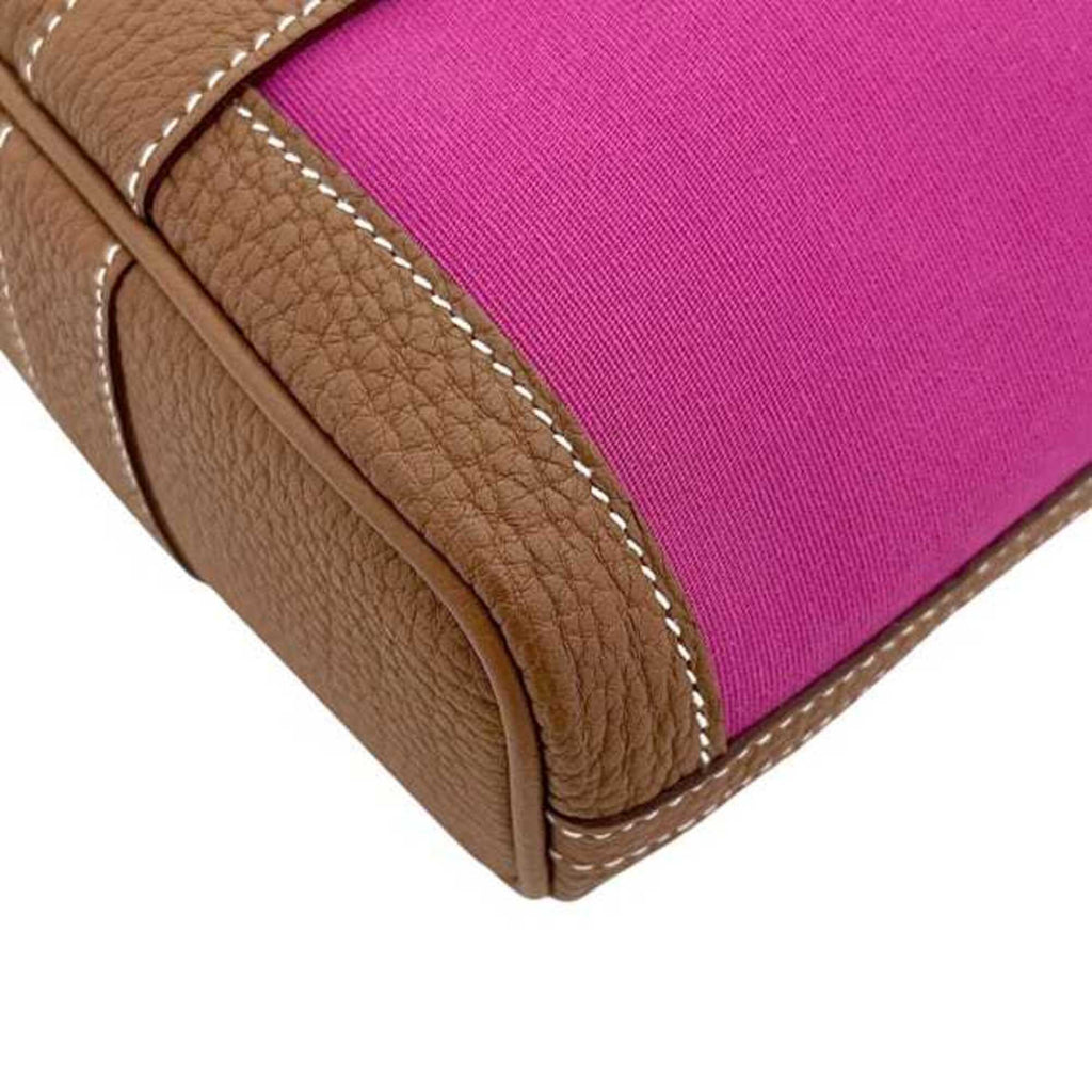 Garden File Tote Toile and Leather 28