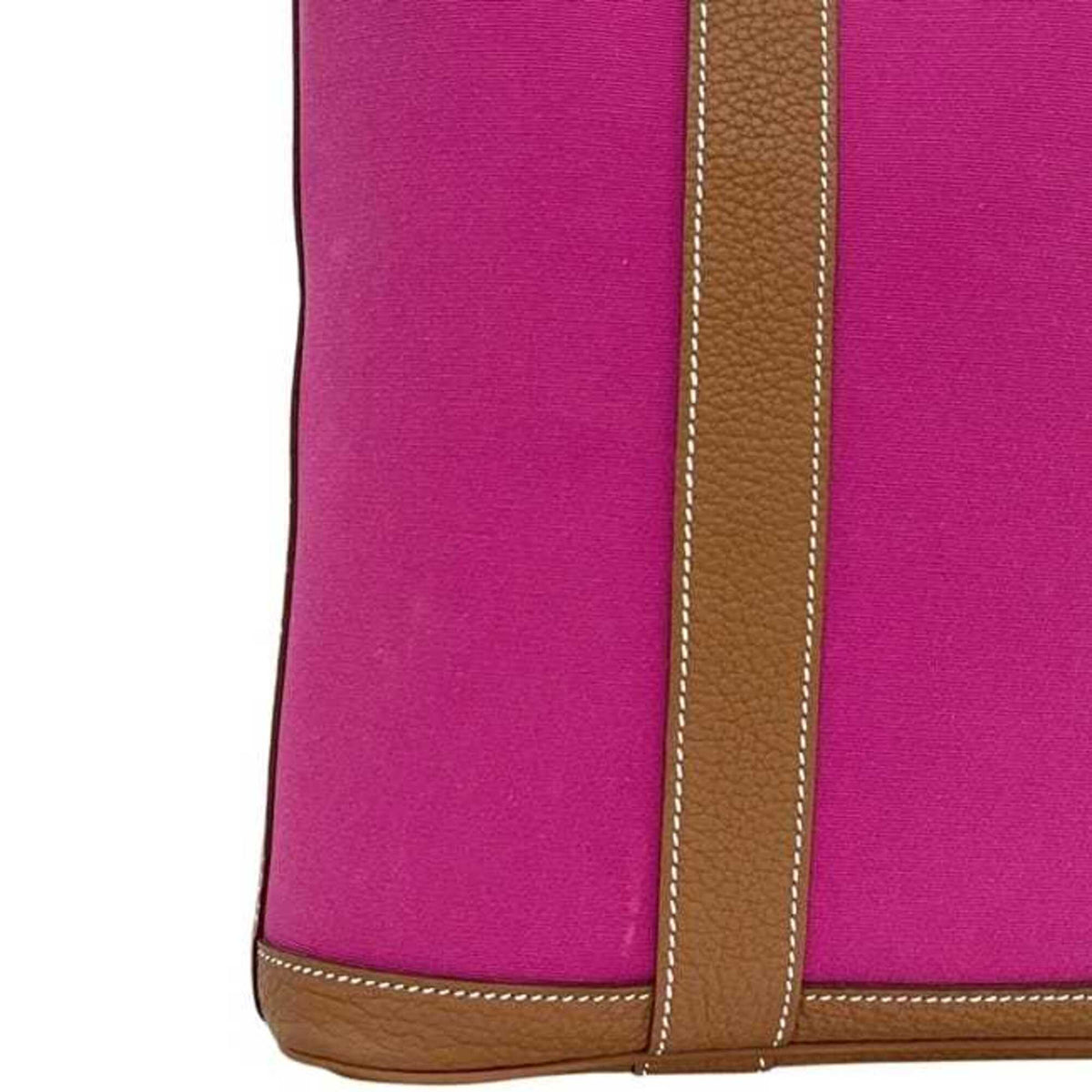 Garden File Tote Toile and Leather 28