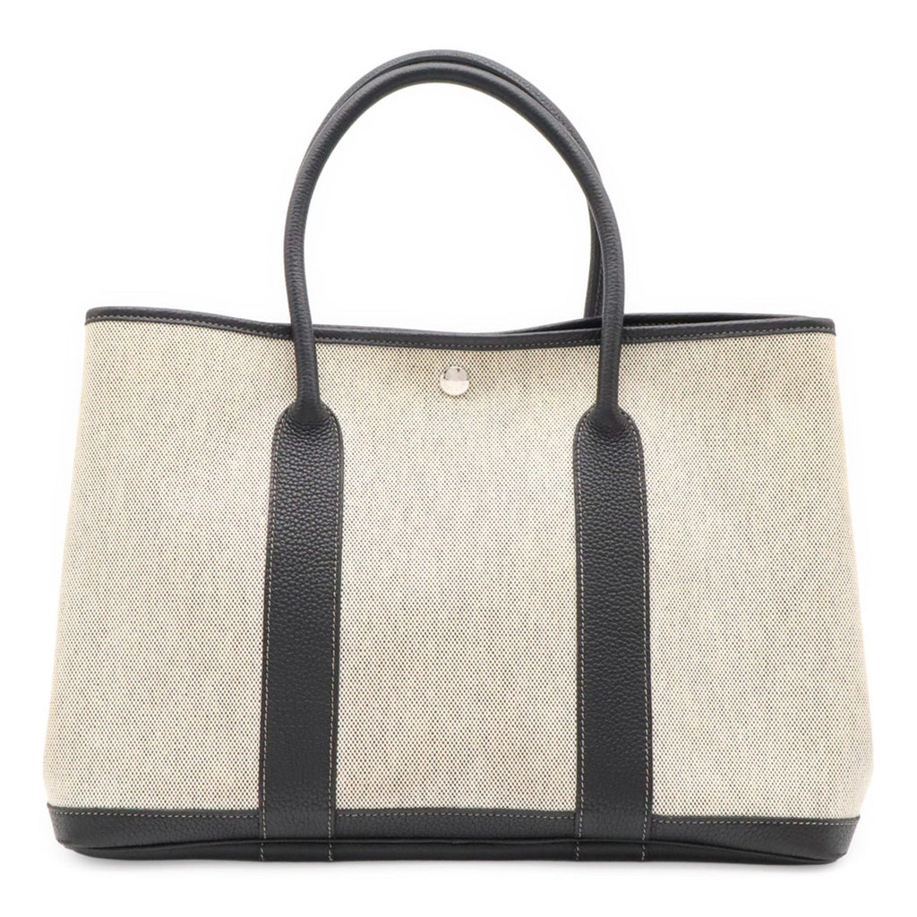Garden Party Tote Toile and Leather 36