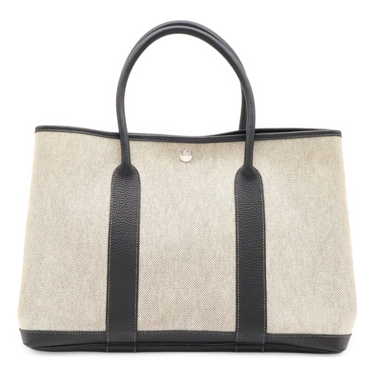 Garden Party Tote Toile and Leather 36