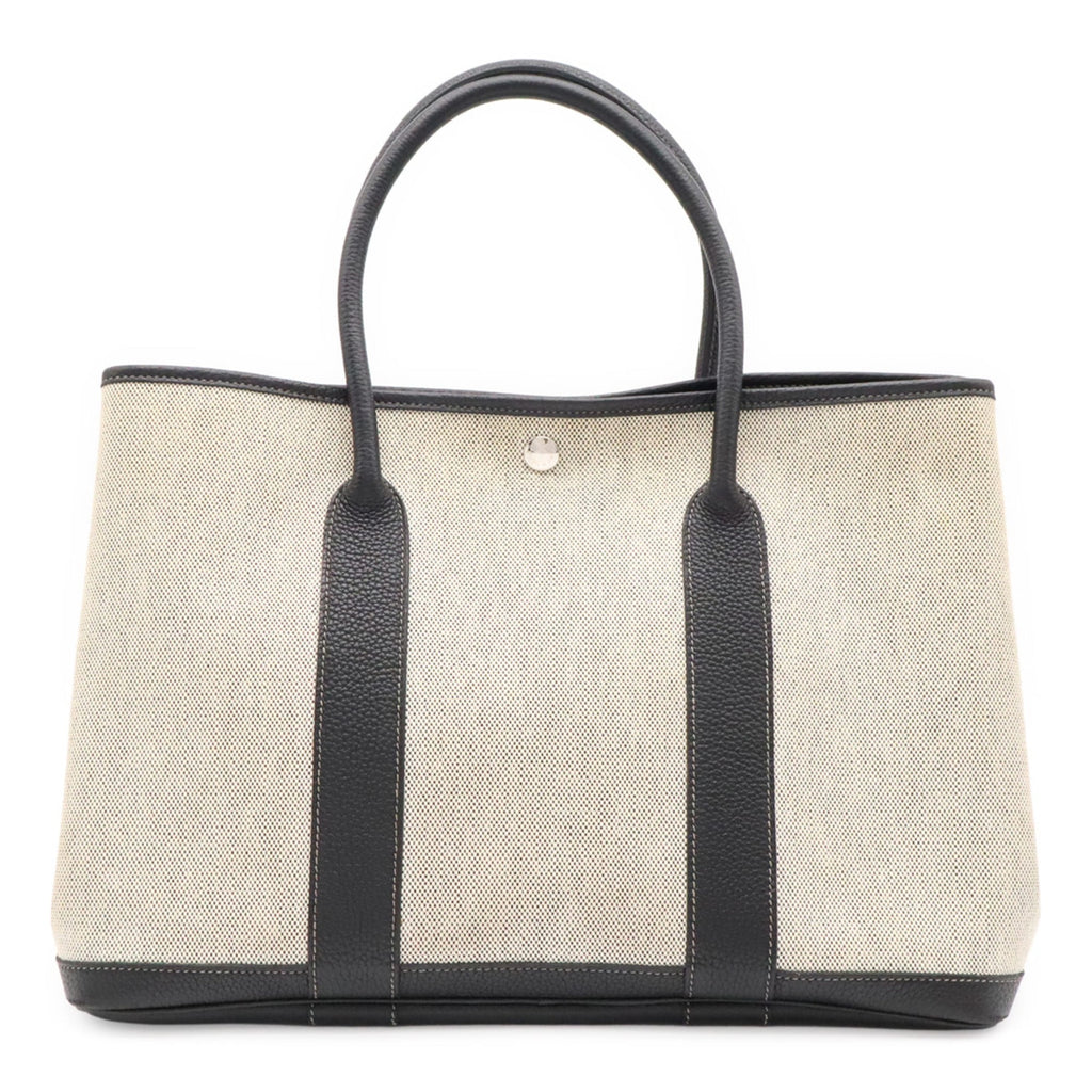 Garden Party Tote Toile and Leather 36