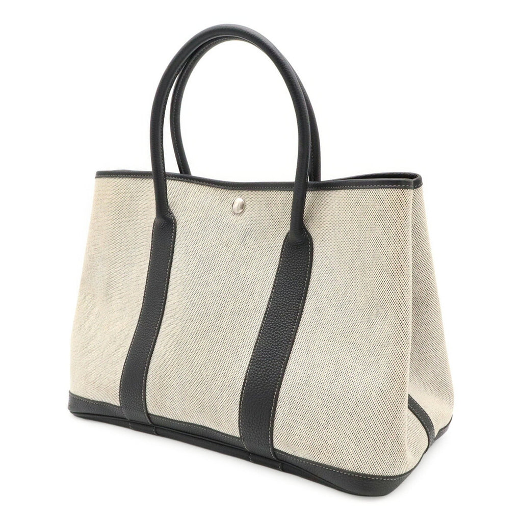 Garden Party Tote Toile and Leather 36