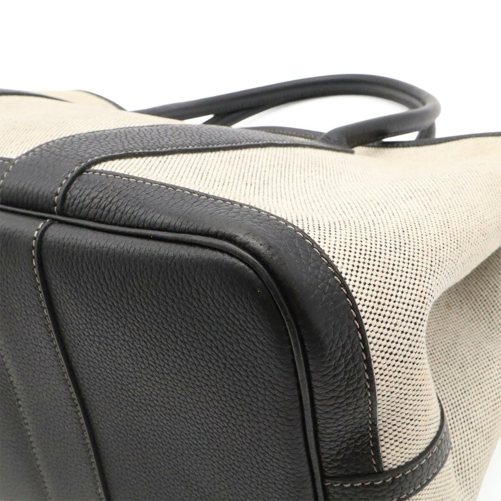 Garden Party Tote Toile and Leather 36