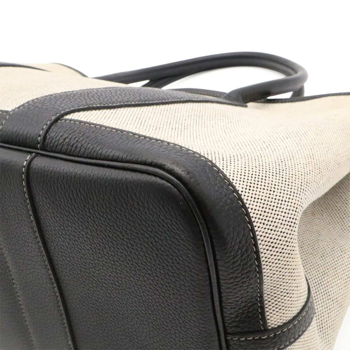 Garden Party Tote Toile and Leather 36