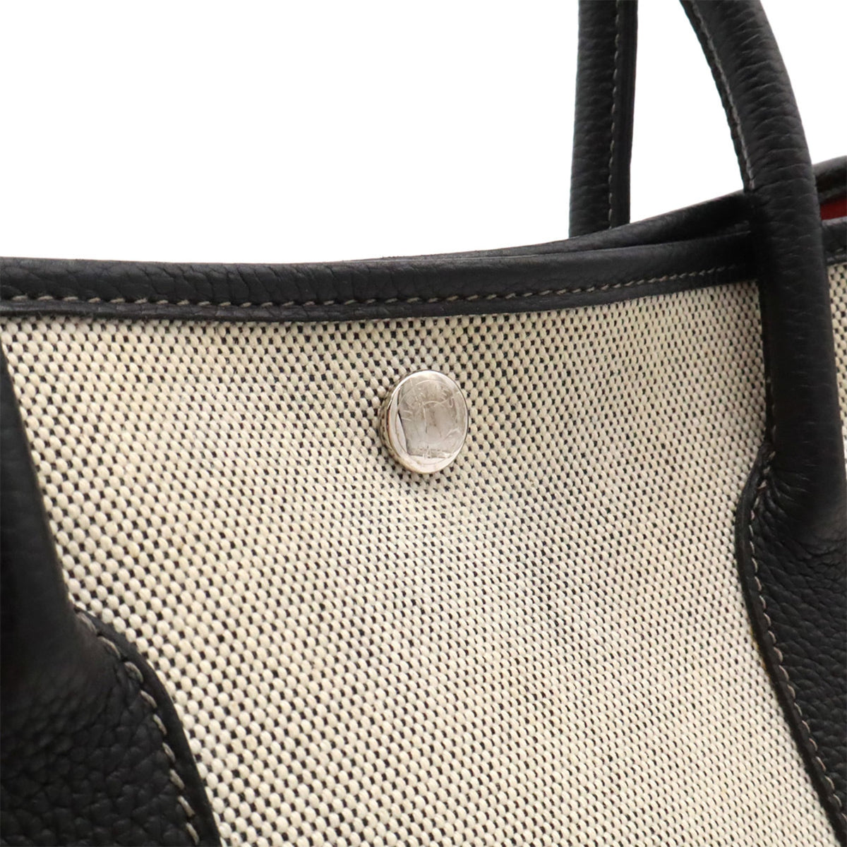 Garden Party Tote Toile and Leather 36