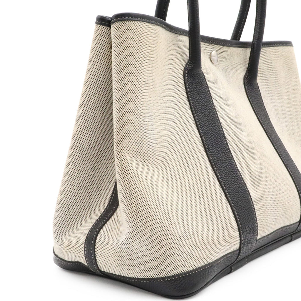 Garden Party Tote Toile and Leather 36
