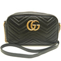 GG Marmont Shoulder Bag Matelasse Leather Small