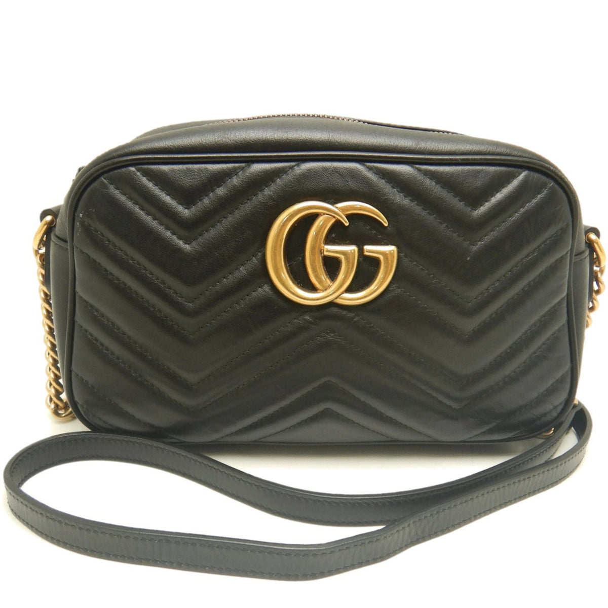 GG Marmont Shoulder Bag Matelasse Leather Small