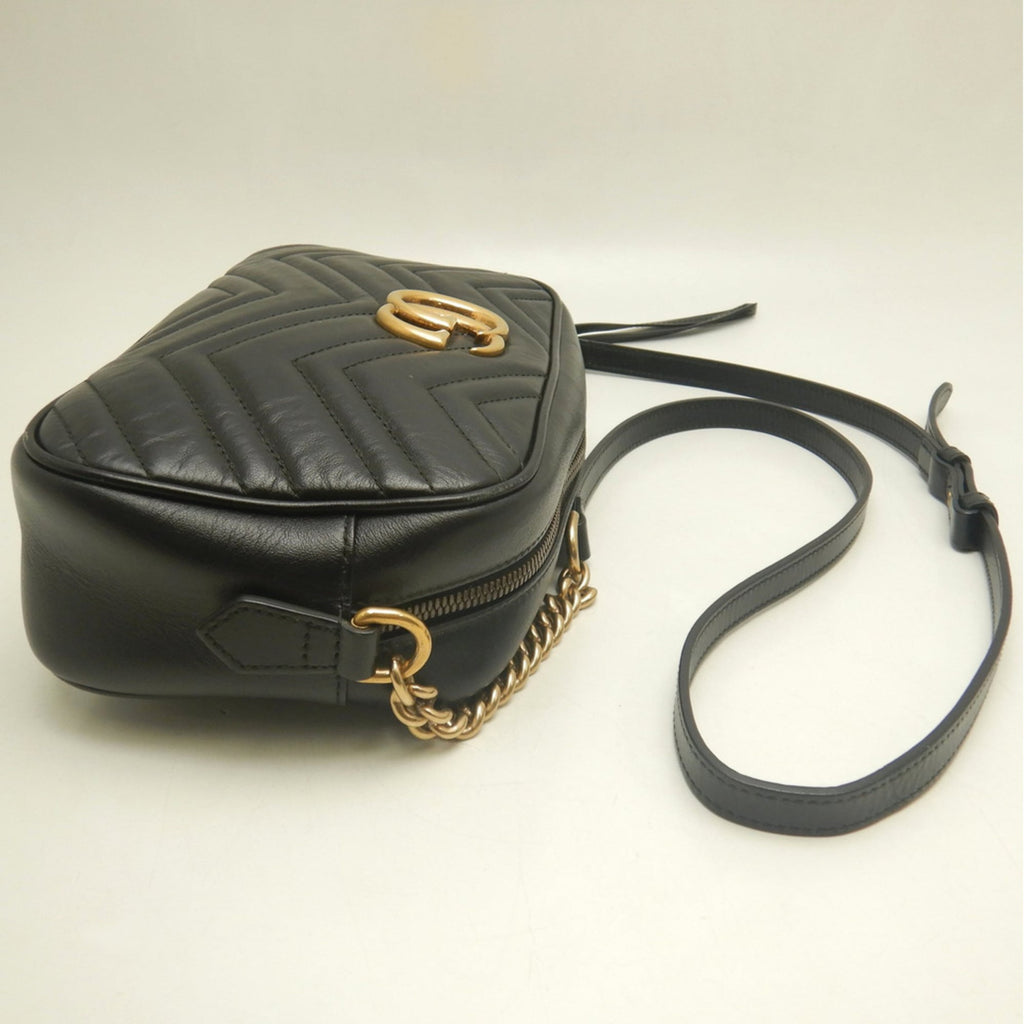 GG Marmont Shoulder Bag Matelasse Leather Small