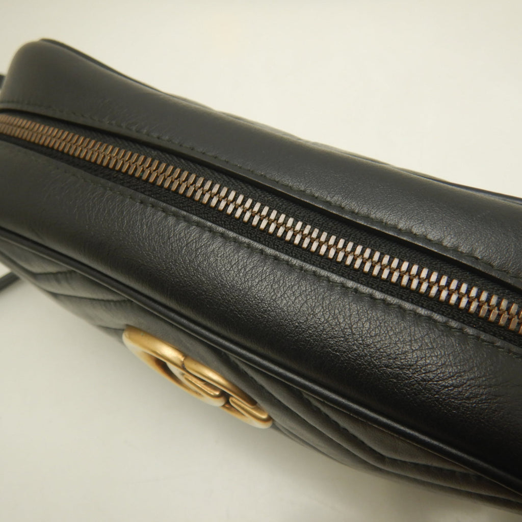 GG Marmont Shoulder Bag Matelasse Leather Small