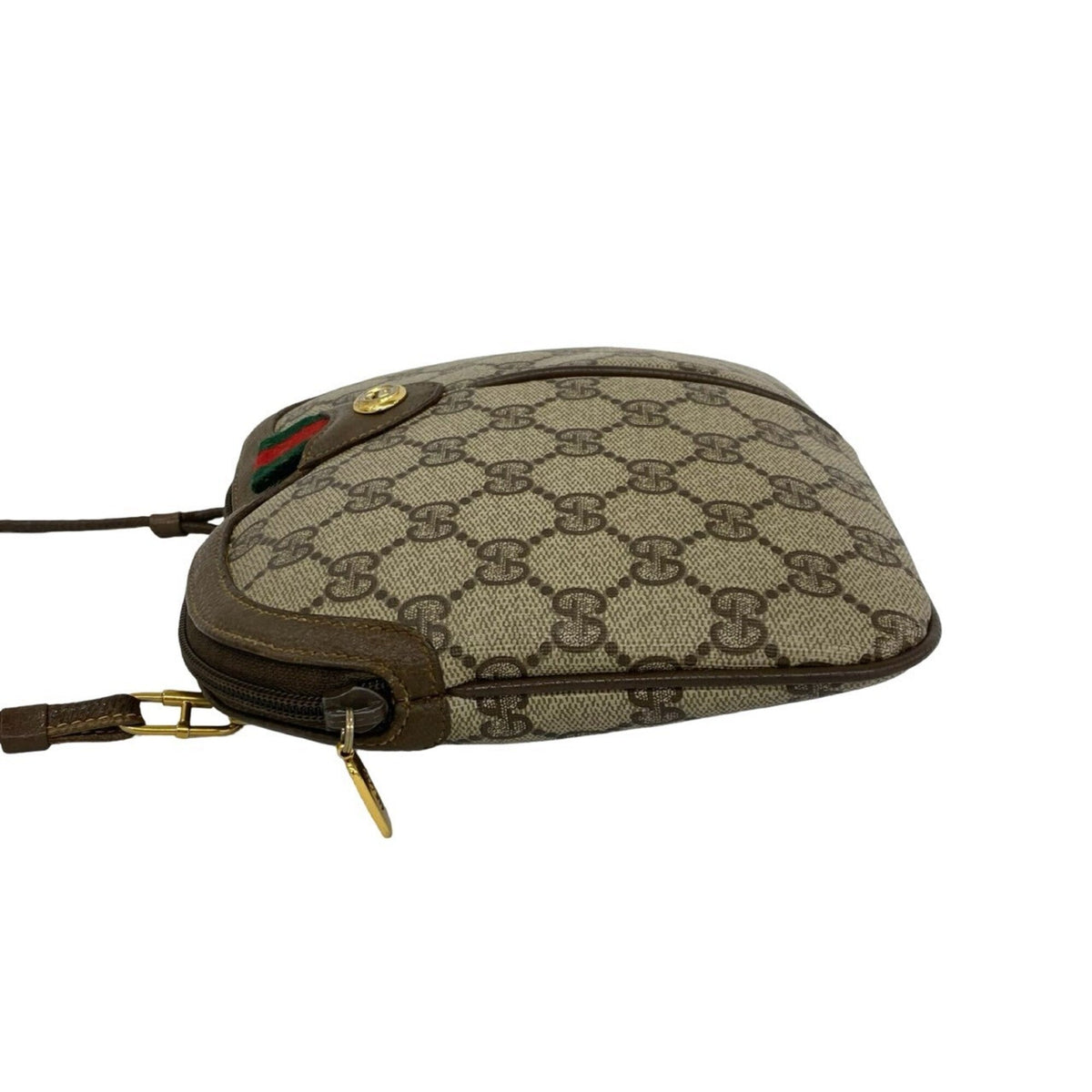 Vintage Web Crossbody Bag GG Coated Canvas Small