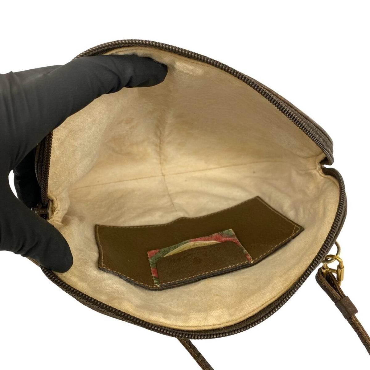 Vintage Web Crossbody Bag GG Coated Canvas Small
