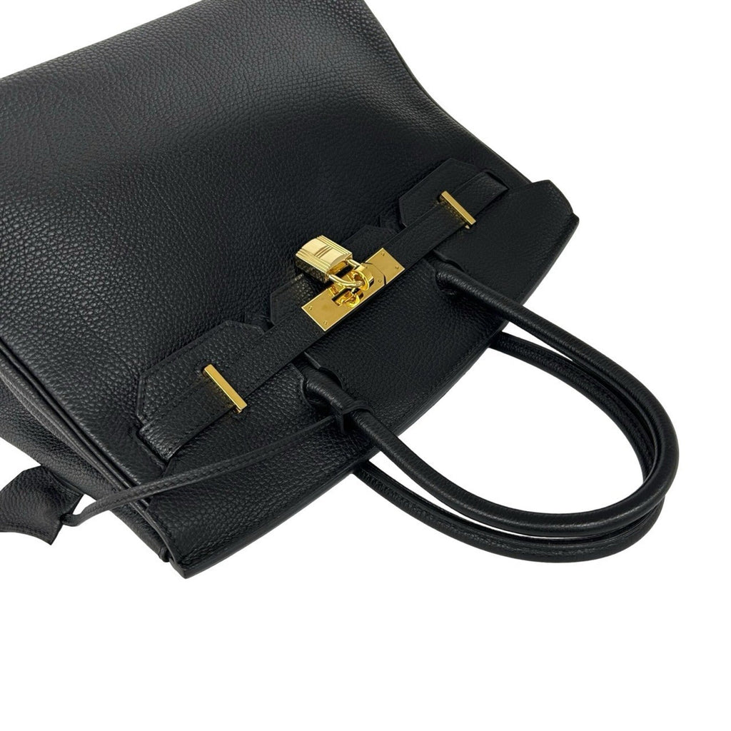 Birkin Handbag Black Togo with Gold Hardware 30
