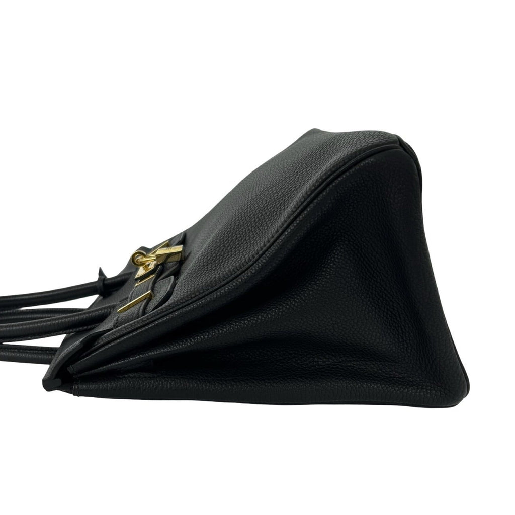 Birkin Handbag Black Togo with Gold Hardware 30