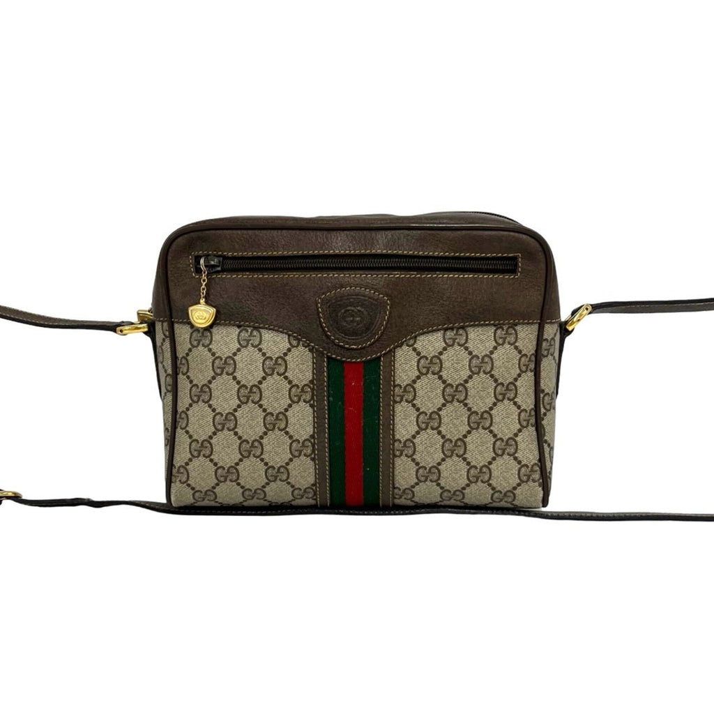 Ophidia Shoulder Bag GG Coated Canvas Small