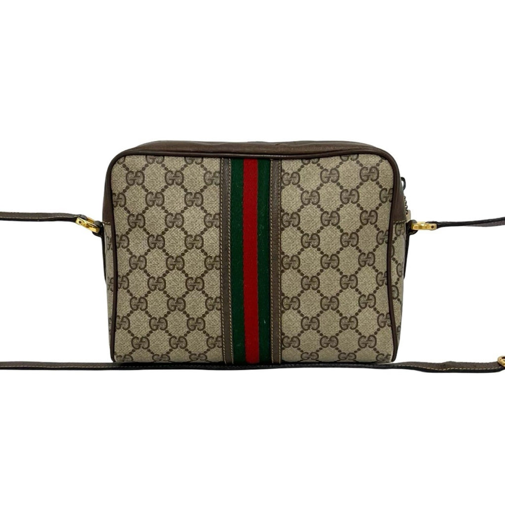 Ophidia Shoulder Bag GG Coated Canvas Small