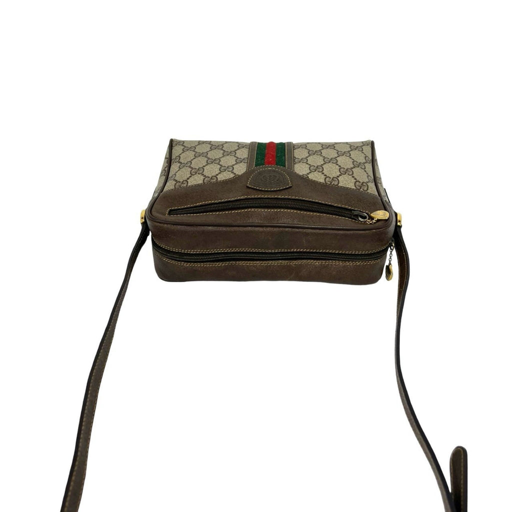 Ophidia Shoulder Bag GG Coated Canvas Small