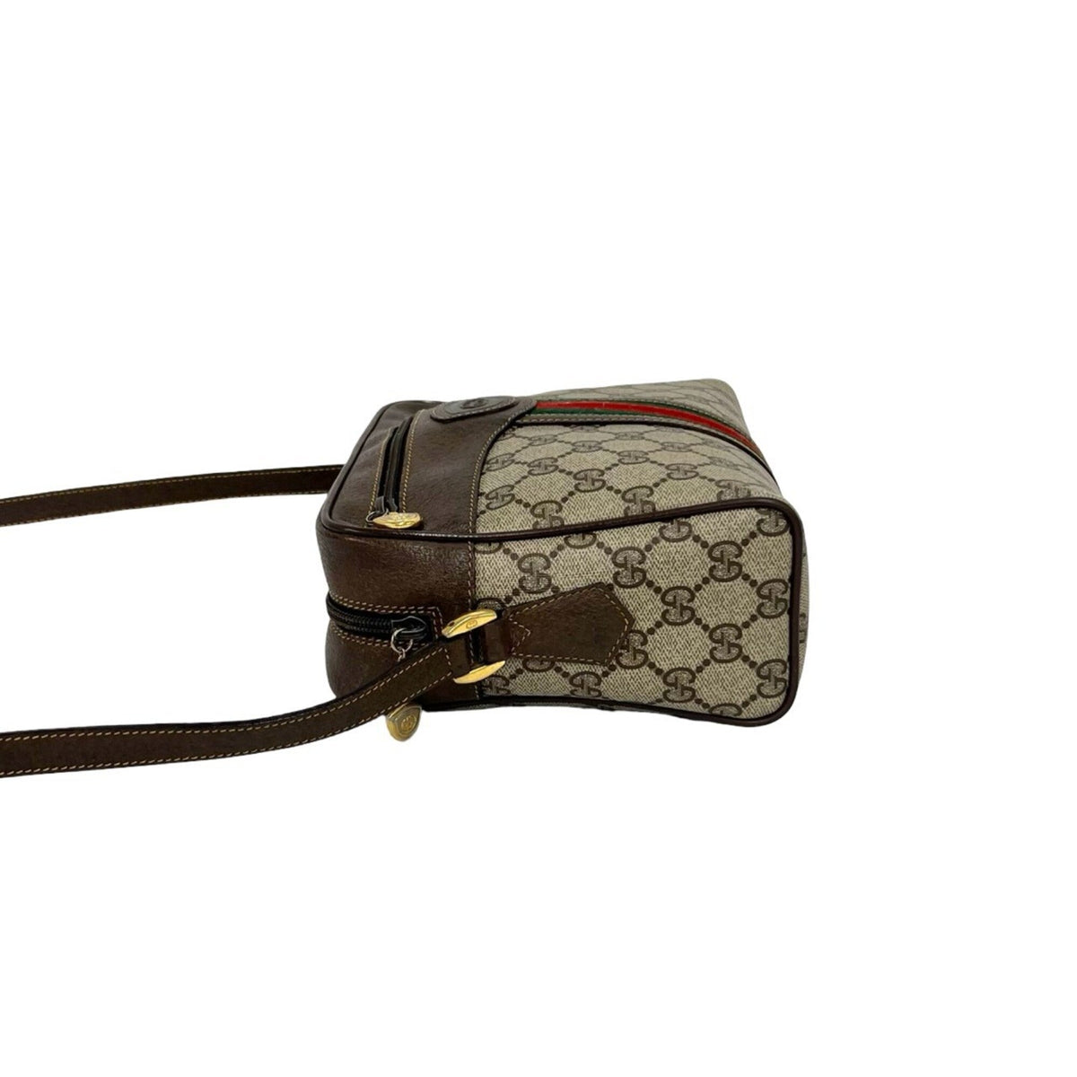Ophidia Shoulder Bag GG Coated Canvas Small