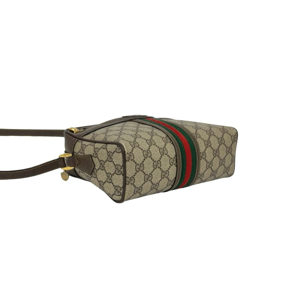 Ophidia Shoulder Bag GG Coated Canvas Small