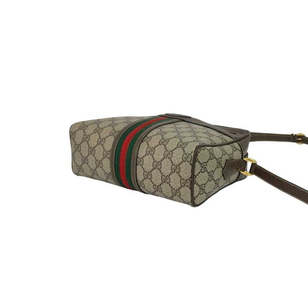Ophidia Shoulder Bag GG Coated Canvas Small