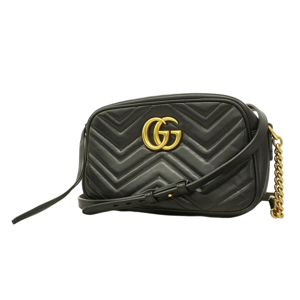 GG Marmont Shoulder Bag Matelasse Leather Small