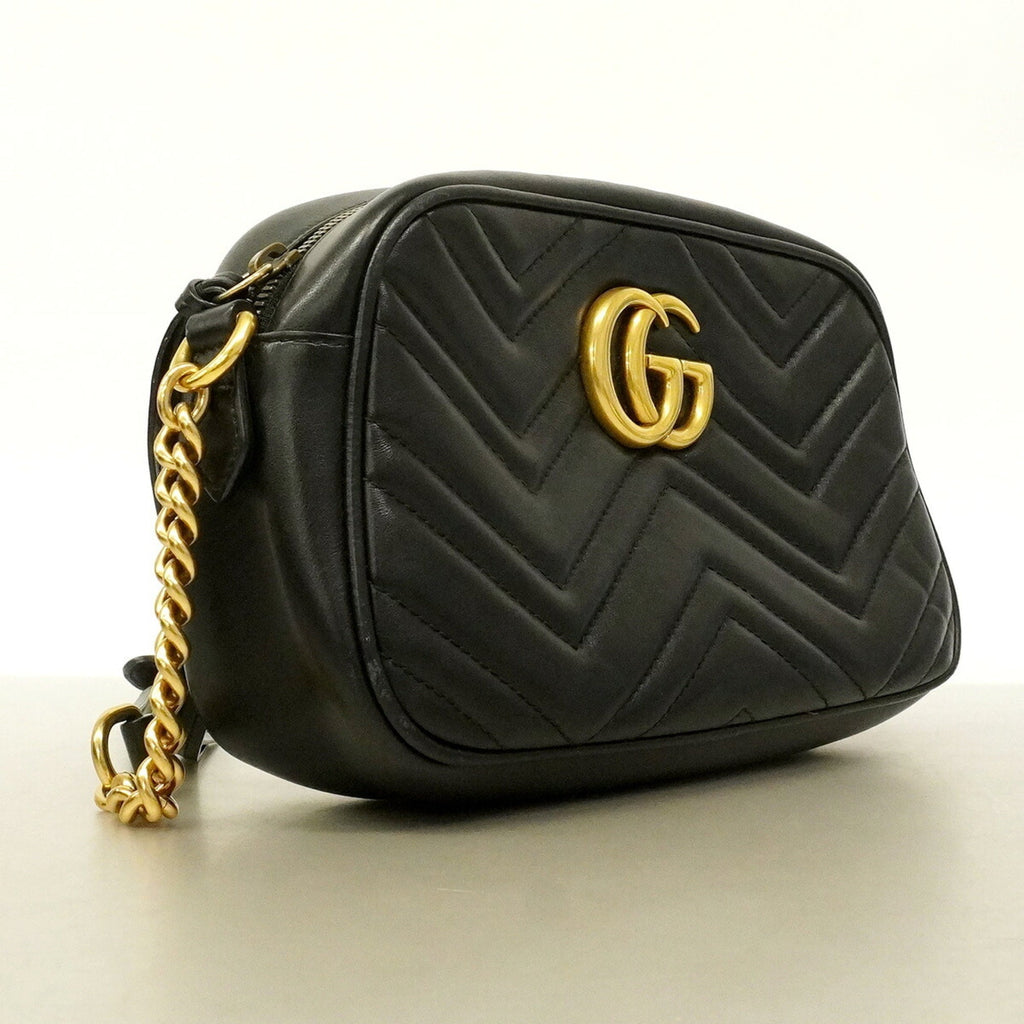 GG Marmont Shoulder Bag Matelasse Leather Small