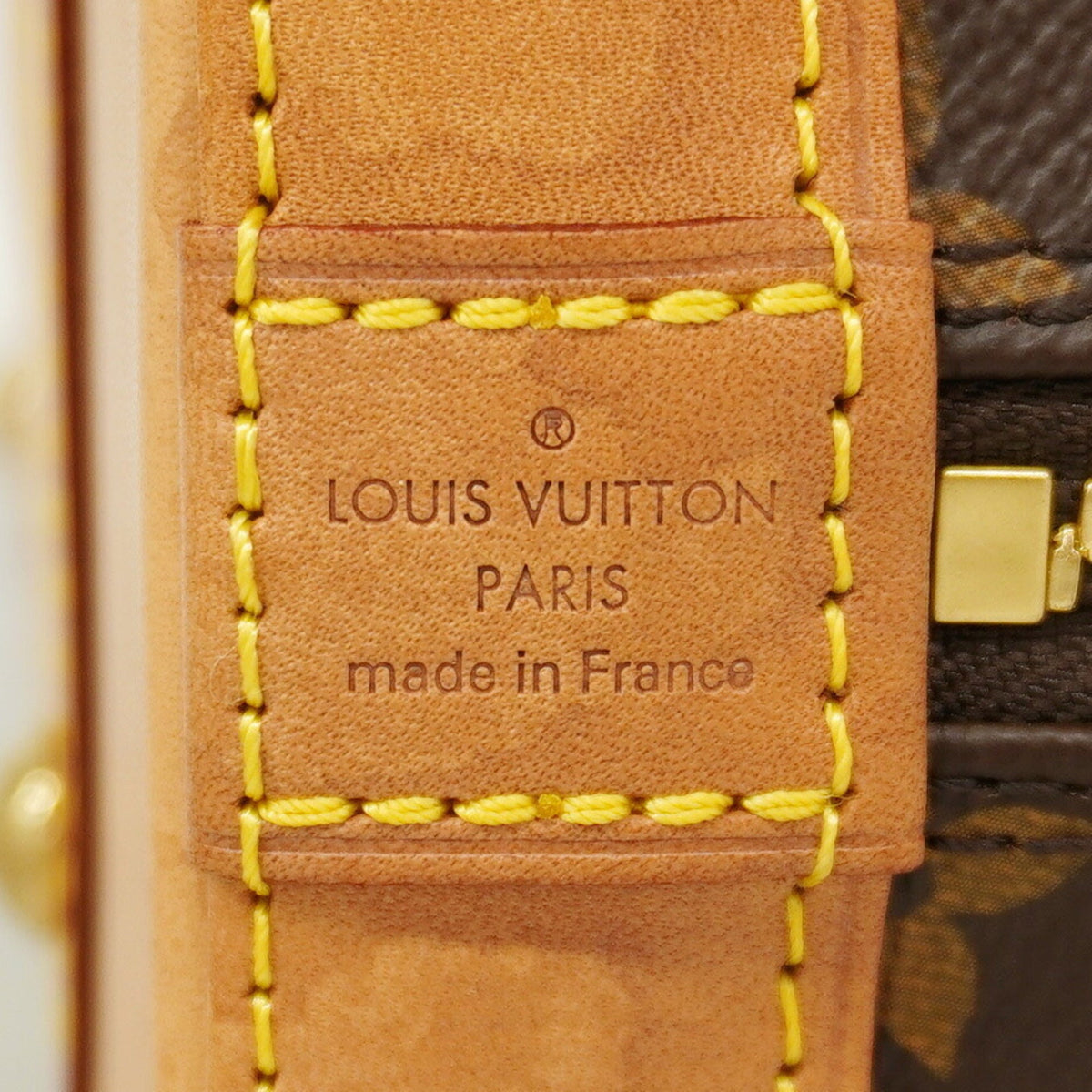 Alma Handbag Monogram Canvas BB