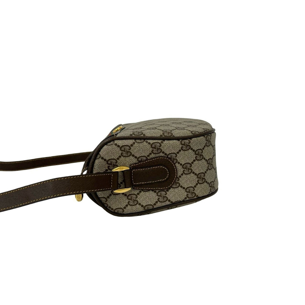 Vintage Web Crossbody Bag GG Coated Canvas Small