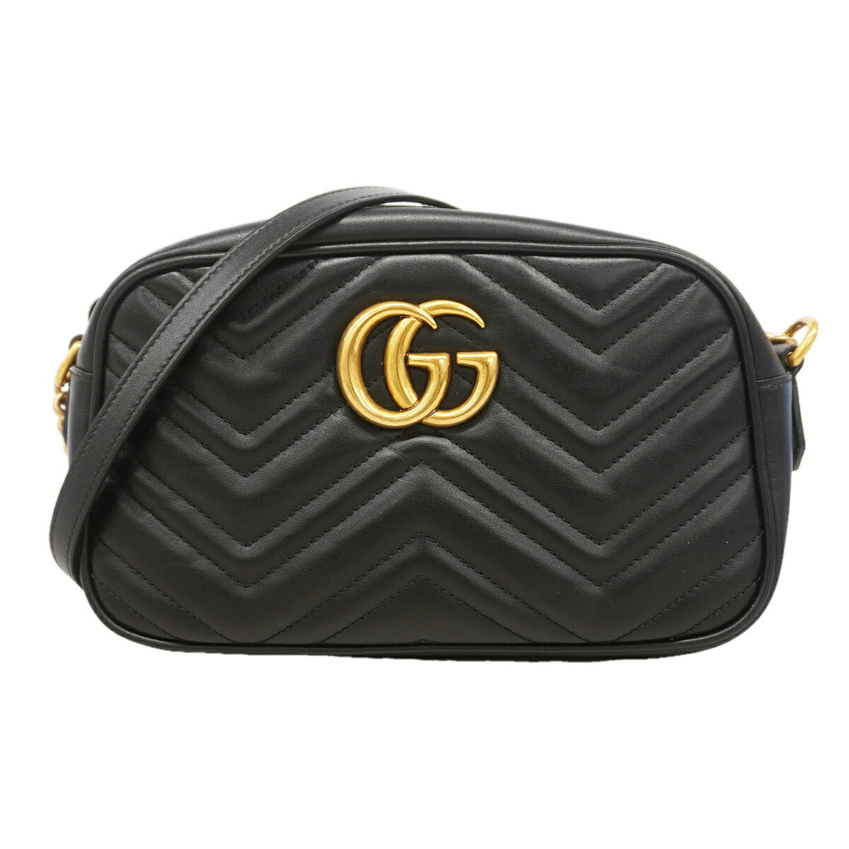 GG Marmont Shoulder Bag Matelasse Leather Small